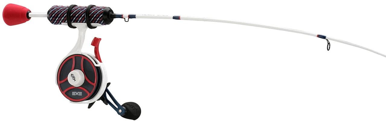 13 Fishing Black Betty FreeFall Ghost Patriot Edition Ice Combos - Image 2