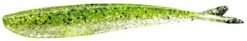 Lunker City 4 In. Fin-S Lure - 59 Chartreuse Ice